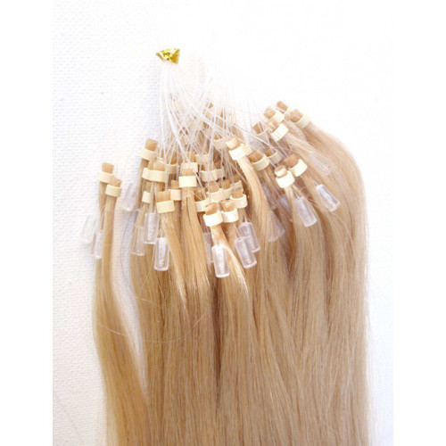 European Micro Ring Loop Hair Extension Remy Human Hair