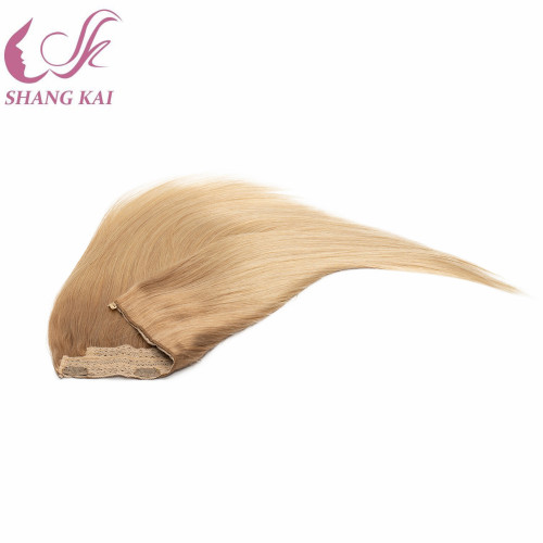 Factory Wholesale Price Halo Russian Remy Human Hair Halo Virgin Hair