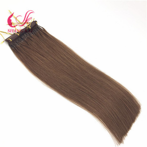 Factory Wholesale Remy 100% Human Virgin 6D Hair Extension