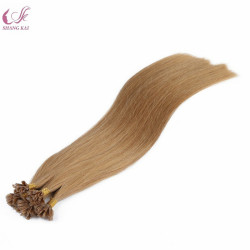 Full Cuticle Aligned Remy Human Hair Double Drawn Pre Bonded Keratin Nail U Tip Human Hair Extensions