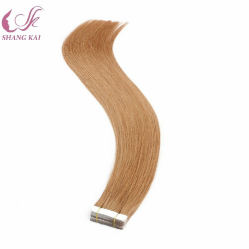 Full End 100% Virgin Hair No Tangle No Shedding Single Sided Tape Hair Extensions