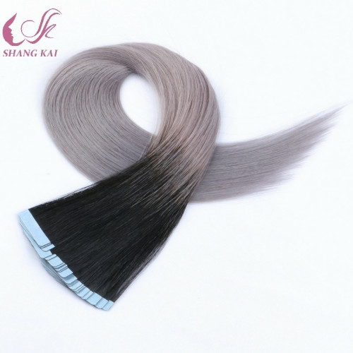 Hair Product Brazilian Virgin Unprocessed Hair Double Drawn No Shine Skin Weft Tape Human Hair