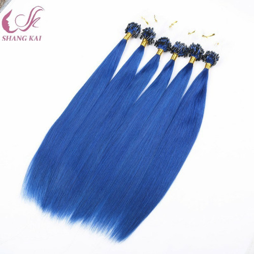 High Quality Brazilian Human Hair Double Drawn 10A Grade 1g/Strand Micro Loop Ring Hair Extension