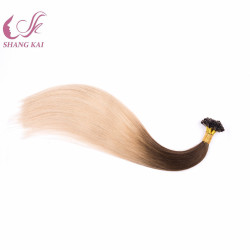 High Quality Double Drawn Nail Remy Hair Extensions Ombre Color
