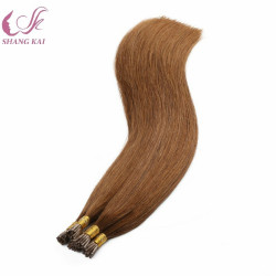 High Quality Hair Extension Virgin Remy Thick End Keratin I Tip Hair Extension