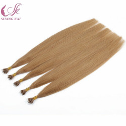 High Quality Italian Glue Nano Ring Hair Extension 100% Remy Brazilian Human Hair