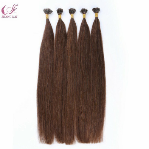 High Quality Nail Hair Extensions U Tip Human Hair Extension Sale Italian Keratin Pre Bonded Remy Hair