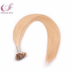 Hot Fusion Cuticle Agliend Flat Tip Keratin Hair Extension Vendors