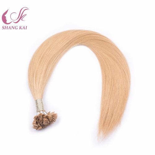 Hot Fusion Cuticle Agliend Flat Tip Keratin Hair Extension Vendors