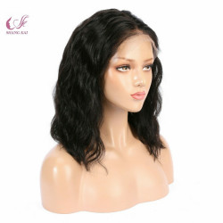 Hot Sale Brazilian 100% Virgin Hair Lace Front Wigs Wavy Hair Natural Hairline