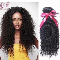 Hot Sale Brazilian Virgin Hair Deep Curly Extension Hair Weaves