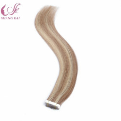 Hot Sell! ! Wholesale No Shine Remy Quality 4cm Wide 2.5gram Super Tape Hair Extensions