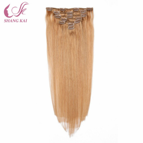 Hot Selling Double Drawn Clip in Hair Extension