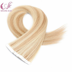 Hot Selling Double Drawn Cuticle Aligned Virgin Brazilian Hair Tape Hair Extension