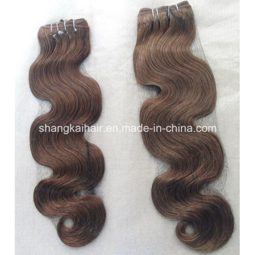 Human Hair Weaving Dark Color Hair Weft