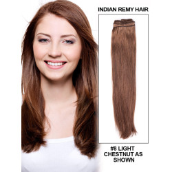 Indian Hair Extension Straight Hair Weft 100% Human Hair