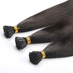 Keratin Hair Stick-Tip Hair Extension Peruvian Virgin Remy Human Hair