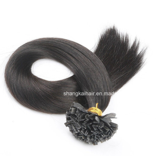 Keratin Human Hair Extension U Tip Natural Human Hair Extension