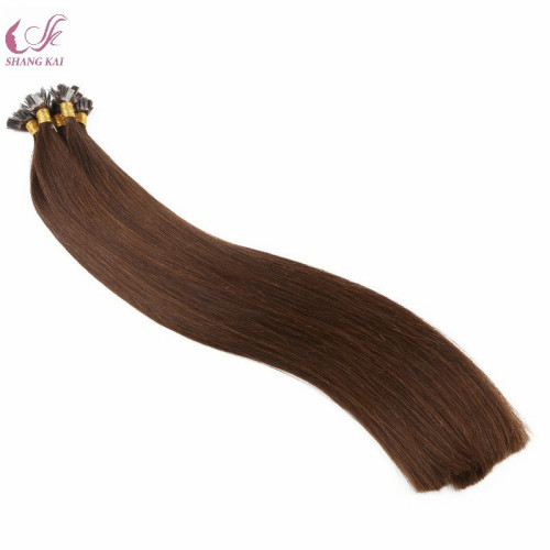 Luxury Quality Double Drawn 100% Human Hair Flat Tip Indian Remy Hair