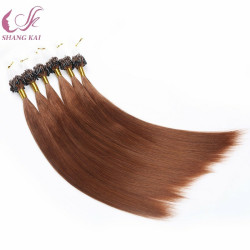 Micro Link Bead Ring 24 Inch Nano Hair Extensions Human Remy Hair