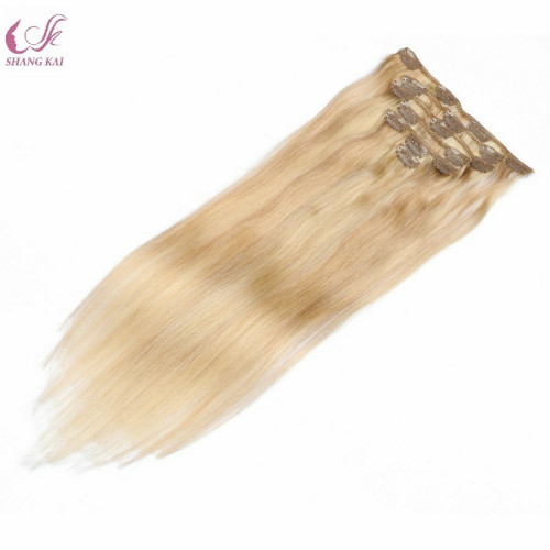 Natural Hair Clip Remy Hair Extension 100% Human Hair