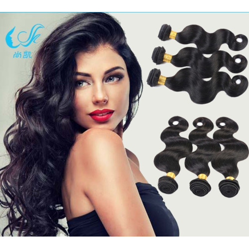 Nautral Human Hair Extension Brazilian Virgin Hair Weaves