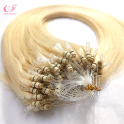 No Shedding Virgin Blond Color Micro Ring Hair Extension
