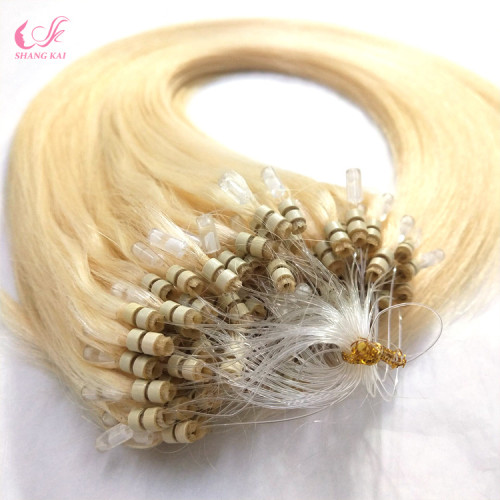 No Shedding Virgin Blond Color Micro Ring Hair Extension