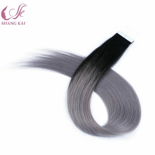 Ombre Color Double Drawn Thick End Tape in Hair Extension