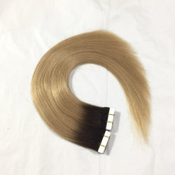 Ombre Color Full Cuticle Aligned Tape in Hair Extension