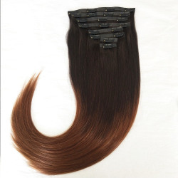 Ombre Color Wholesale Price Clip in Hair Extensions