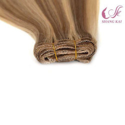 Piano Color Double Drawn Remy Hair Weft Extension