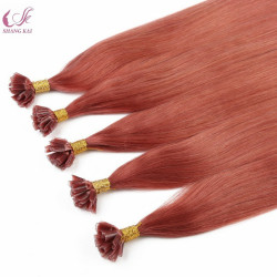 Pink Color Brazilian Virgin Remy Thick End Nail/U-Tip Hair Extension