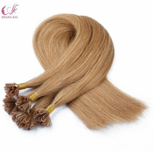 Pre-Bonded Human Keratin Hair U Tip Hair Extension Double Drawn