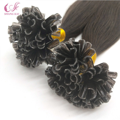 Pre-Bonded U Tip Hair Extensions Keratin