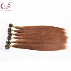 Prebonded Double Drawn Micro Loop Ring Virgin Human Hair