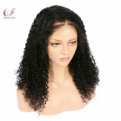 Remy Natural Raw Brazilian Virgin Hair Water Wave Wholesale Silk Top Human Hair Full Lace Front Wigs