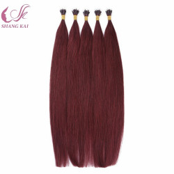 Shedding Free Unprocessed Double Drawn Nano Ring Hair Extensions Fast Shipping