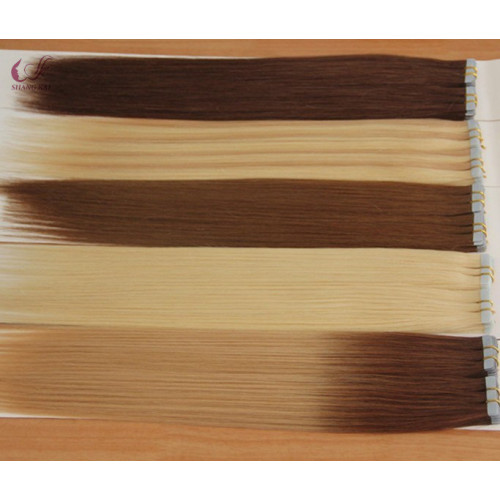 Skin Tape Hair Weft Brazilian Human Hair Tape Hair Weft