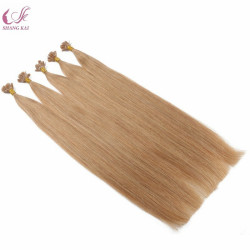 Straight Human Pre Bonded Falt Tip Italian Keratin Double Drawn Remy Hair Extension 1.0g/S 100g