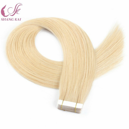 Tape Human Hair Extension Brazilian PU Hair Weft