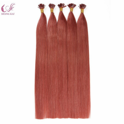 Thick End Silk Straight Double Drawn Flat-Tip Keratin Hair Extensions