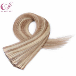 Top Quality Full Cuticles 100% European Hair Tape Hair Extension Skin Weft