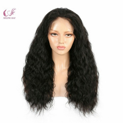 Top Raw Brazilian Peruvian Indian Human Hair Full Lace Wig for Black Women