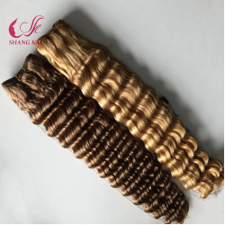 Wholesale Fashion Deep Wave 100% Human Virgin Remy Hair Weft