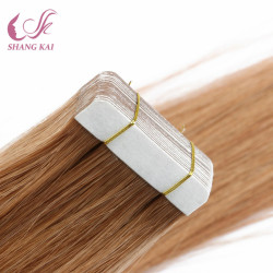 Wholesale Price 10-30 Inches 100% Human Hair Double Drawn Tape in Extension