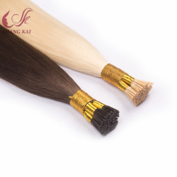 Wholesale Price Double Drawn Cuticle Aligned Human Remy Russain/Indian/Brazillian Pre Bonded Keratin I Tip Hair